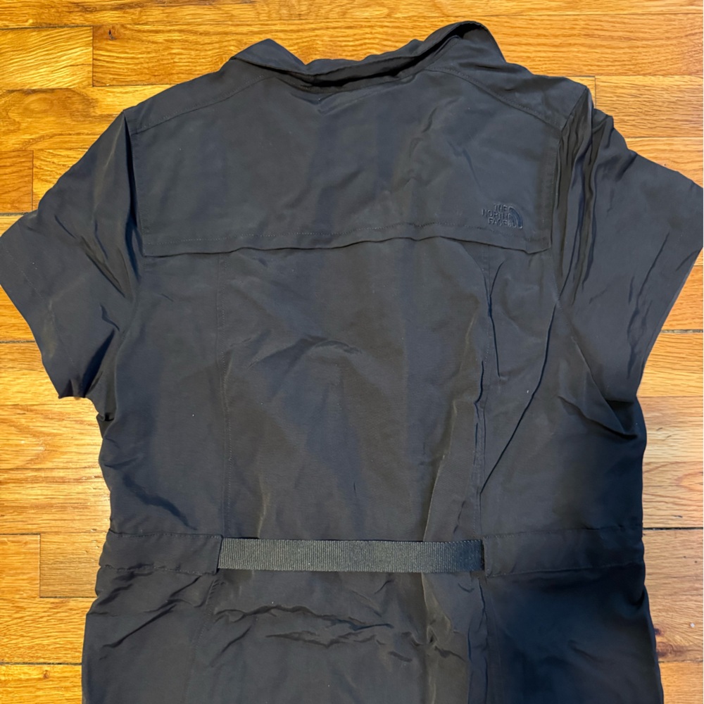 The North Face Black Polo Collar Mini Dress - Picture 10 of 11